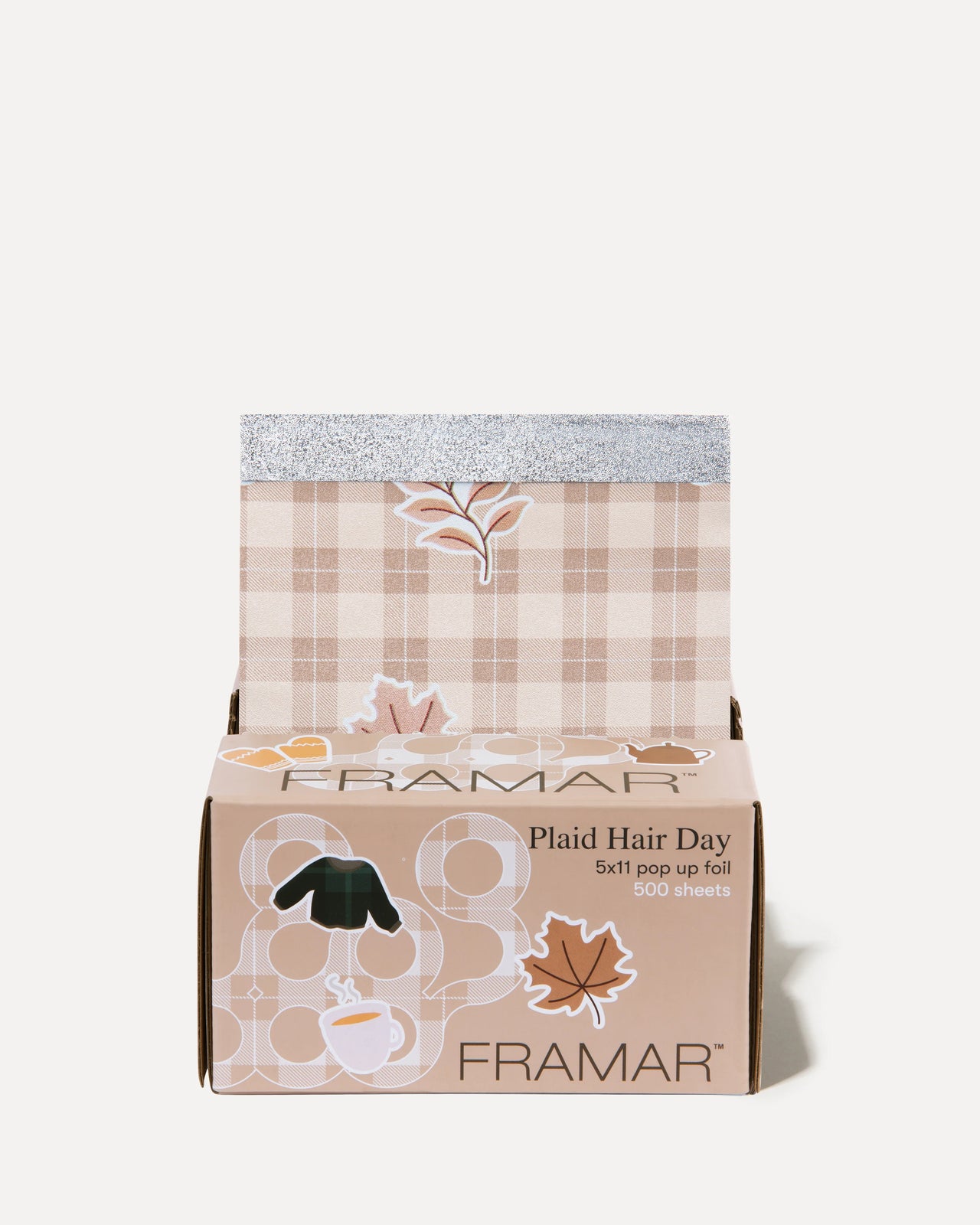 Framar Pop-Up Plaid Hair Day 5x11 500 Sheets