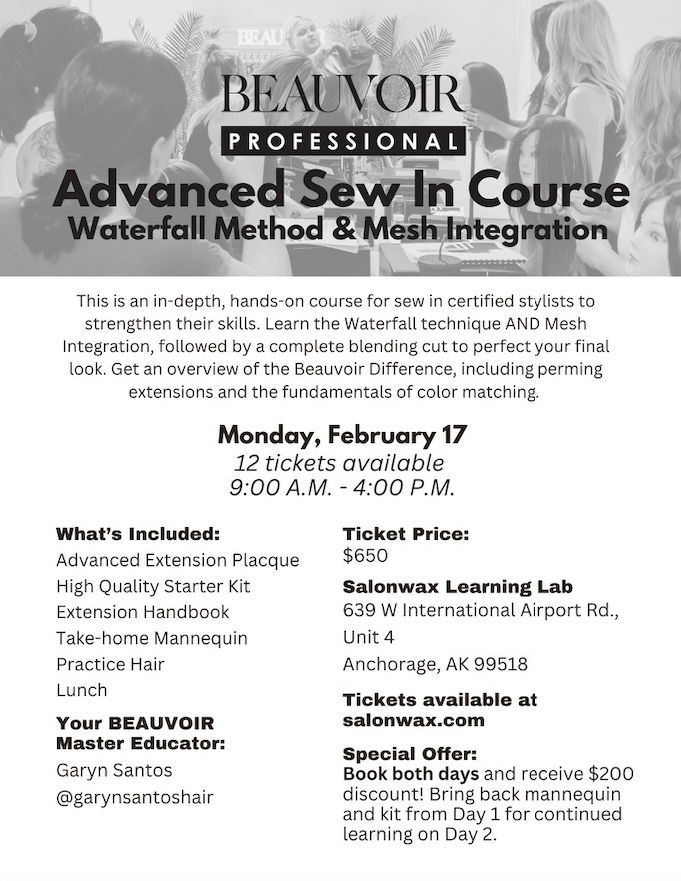 Beauvoir Advanced Sew In Course 02/17/2025